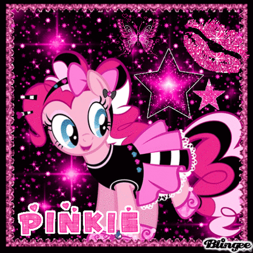 Pinkie Pie Pinkie Pie Emo GIF - Pinkie Pie Pinkie Pie Emo Pinkie Pie Blingee GIFs