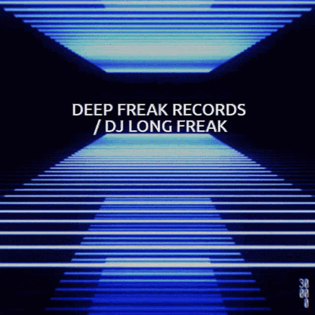 deep freak records / dj long freak is written on a blue background