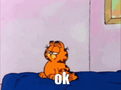 Garfield Ok GIF - Garfield Ok Okay GIFs