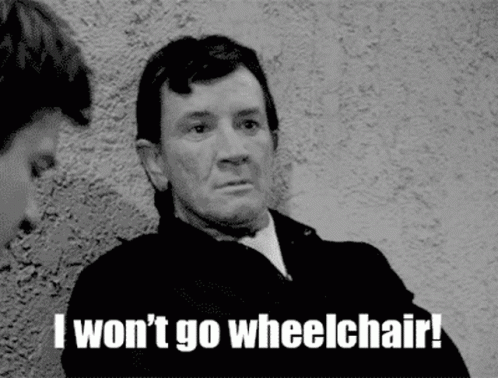 Martin Short Wheelchair GIF - Martin Short Wheelchair I Wont Go GIFs