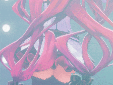 a close up of a girl 's skirt and thigh high socks