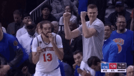 Porzingis Yes GIF
