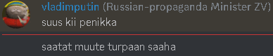 a screenshot of vladimirputin 's russian propaganda minister 7