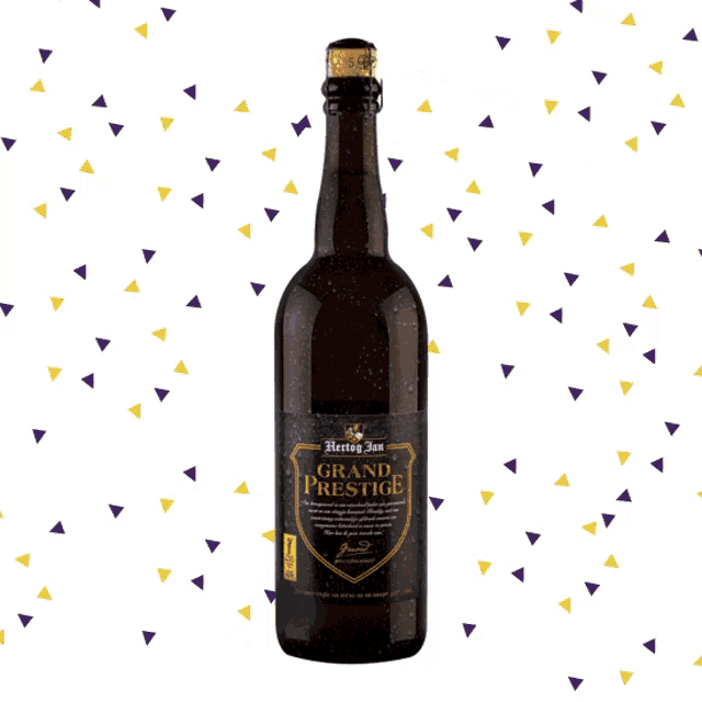a bunch of bottles of grand prestige beer