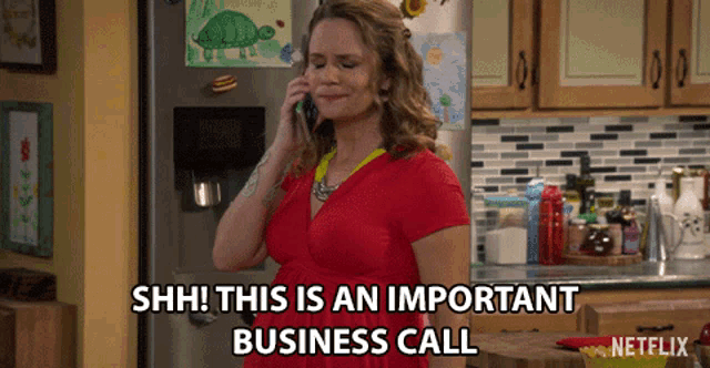 Shh This Is An Important GIF - Shh This Is An Important Business Call GIFs