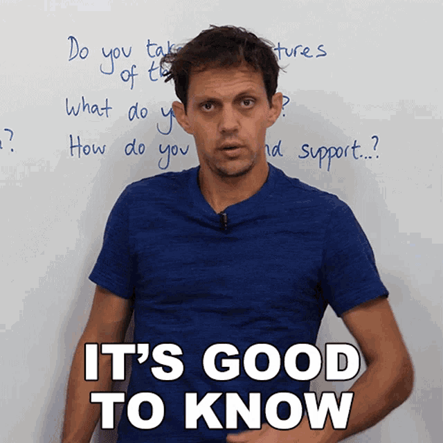 Its Good To Know Benjamin GIF - Its Good To Know Benjamin Engvid GIFs