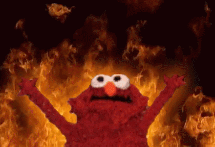 Elmo Fire GIF - Elmo Fire Burn GIFs