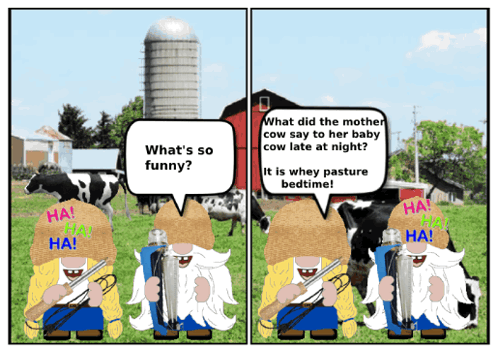 Gnome Dairy Farmer GIF - Gnome Dairy Farmer Cow GIFs