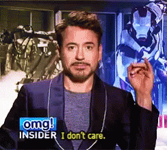 Rdj I Dont Care GIF - Rdj I Dont Care Robert Downey Jr GIFs