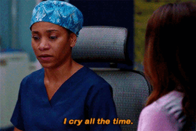 Greys Anatomy Maggie Pierce GIF - Greys Anatomy Maggie Pierce I Cry All The Time GIFs