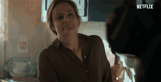Smiling Henriette Steenstrup GIF