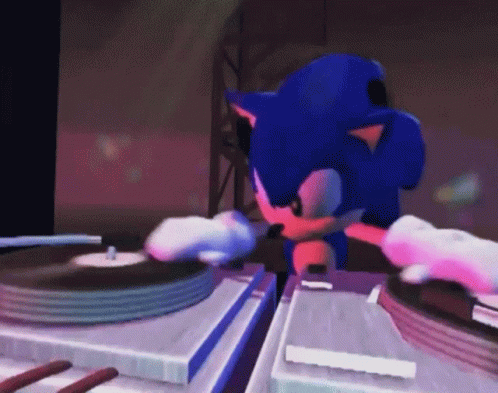 Sonic Sonic The Hedgehog GIF - Sonic Sonic The Hedgehog Dj GIFs