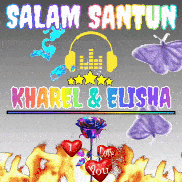 a poster that says salam santun kharel and elisha