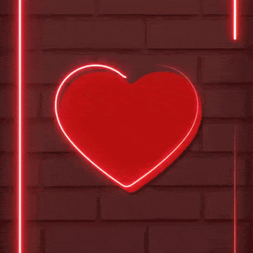 a neon sign that says i love you my moo so much on a brick wall