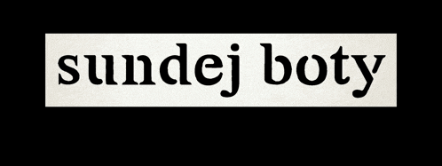 a pink and black sign that says sundaburg