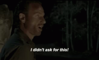 Rick Grimes GIF - Rick Grimes I Didnt Asked For This GIFs