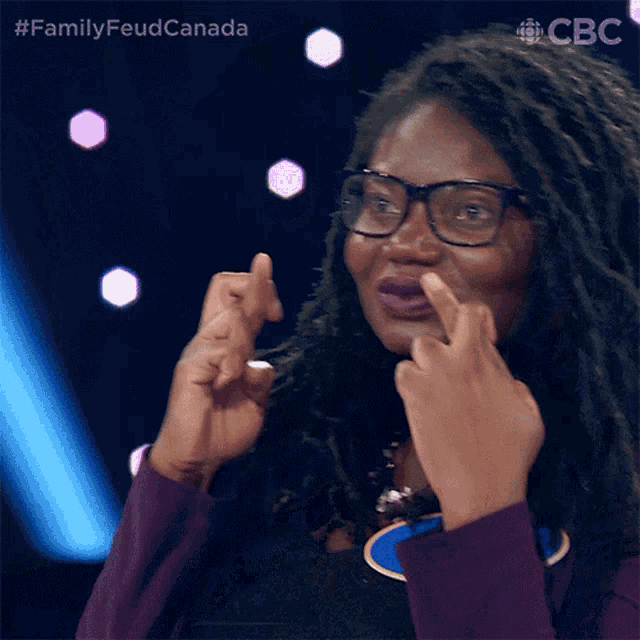 Fingers Crossed Family Feud Canada GIF - Fingers Crossed Family Feud Canada Crossed Fingers GIFs