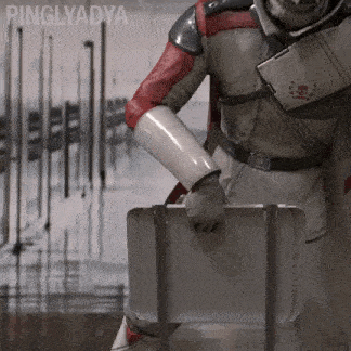 a pinglyadya animated video of a soldier holding a sign