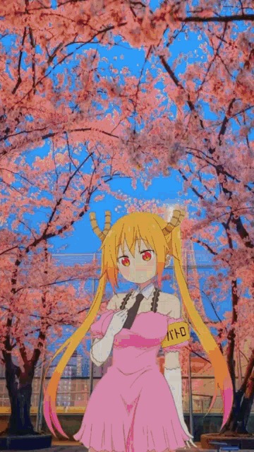 a girl in a maid outfit stands in a restaurant