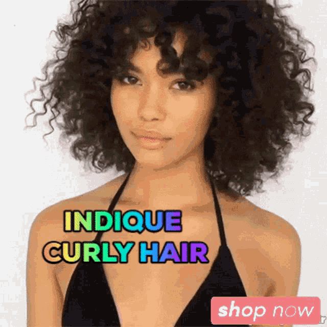 Indique Hair Curly Hair GIF - Indique Hair Curly Hair Extnesions GIFs