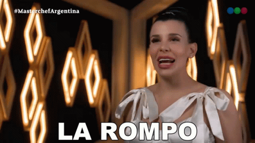 La Rompo Charlotte Caniggia GIF - La Rompo Charlotte Caniggia Masterchef Argentina GIFs