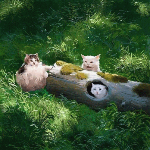 Three Cats GIF - Three Cats GIFs