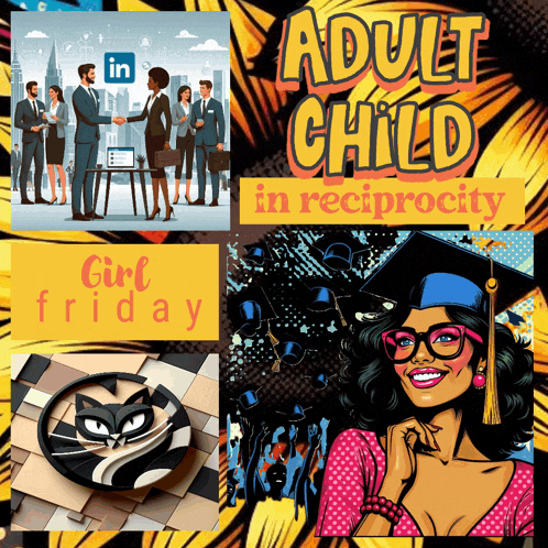 a poster for adult child in reciprocity girl friday