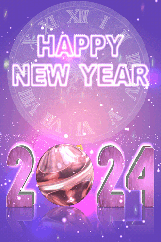 2024 Happy New Year GIF - 2024 Happy New Year Bonne Soirée GIFs
