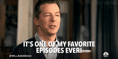 a man is talking about one of his favorite episodes .