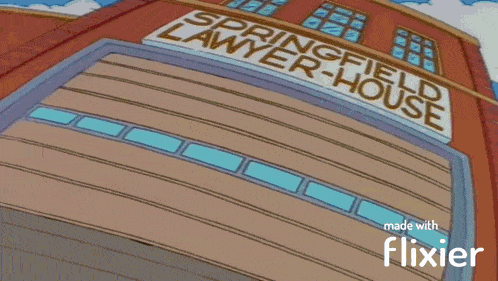 Lawyer House Simpsons Fire Truck GIF - Lawyer House Simpsons Fire Truck GIFs