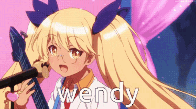 wendy is the name of the anime girl in the picture