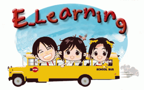 Elearning School Bus GIF - Elearning Learning School Bus GIFs