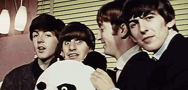 The Beatles Cheese GIF - The Beatles Cheese Pose GIFs