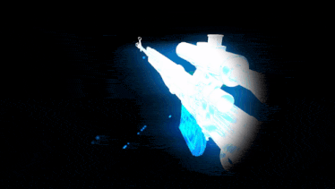 a glowing object with the number 6 on it in the dark