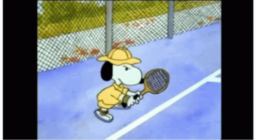 Tennis Snoopy GIF - Tennis Snoopy Peanuts - Discover & Share GIFs