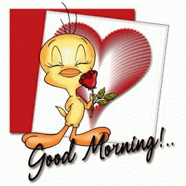 Good Morning Heart GIF - Good Morning Heart Tweety Bird GIFs