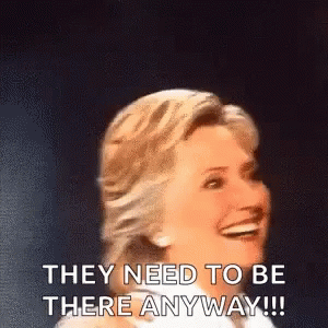 They Need To Be There Anyway Hilary GIF - They Need To Be There Anyway Hilary Prison GIFs