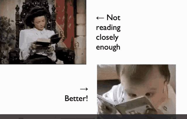 Reading Distracted GIF - Reading Distracted Not Reading GIFs