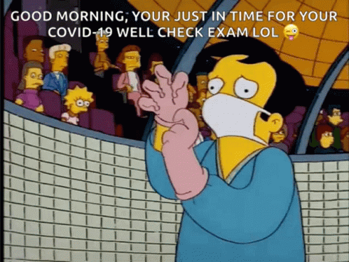Good Morning Bloves GIF - Good Morning Bloves Simpsons GIFs