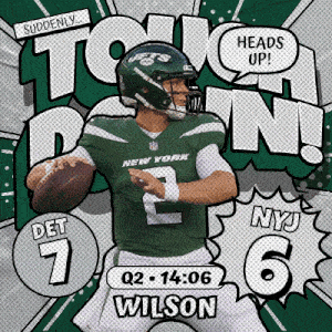 an advertisement for a football player named wilson