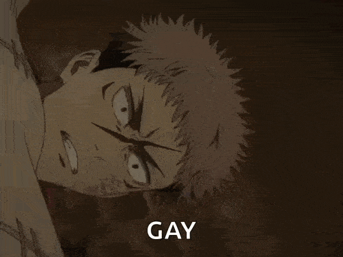 a close up of a curtain with the word gay on the bottom