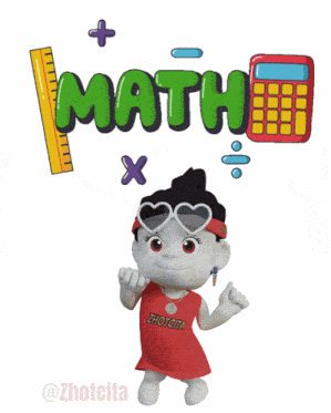 a cartoon character wearing a red shirt that says zhoucita
