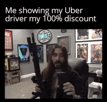 Uber Discount GIF - Uber Discount 100 Percent GIFs