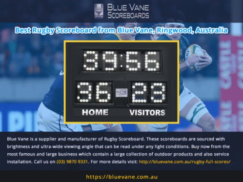 Rugby Scoreboard Electronic Scoreboard GIF - Rugby Scoreboard Scoreboard Electronic Scoreboard GIFs