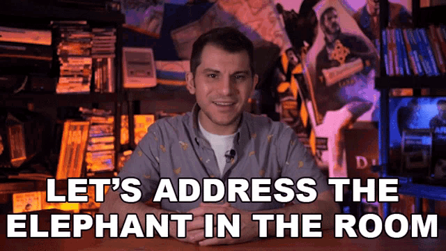 Lets Address The Elephant In The Room Shane Luis GIF - Lets Address The Elephant In The Room Shane Luis Rerez GIFs