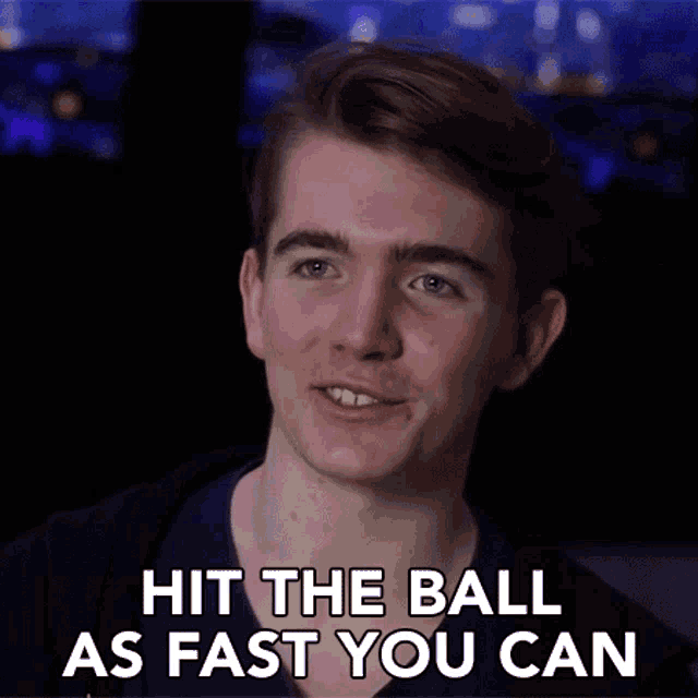 Hit The Ball Fast As You Can GIF - Hit The Ball Fast As You Can Hit It GIFs