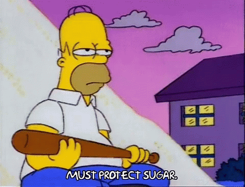 Simpsons Homer GIF - Simpsons Homer Protect Sugar GIFs