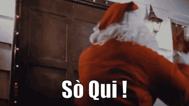 a picture of santa claus says so qui