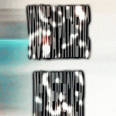 a blurred image of the words you 're a pathetizer and you 're a pathetizer hacker