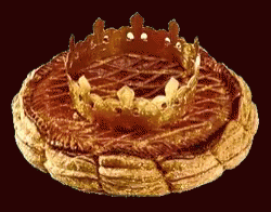 Galette Des Rois Crown GIF - Galette Des Rois Crown Cake GIFs